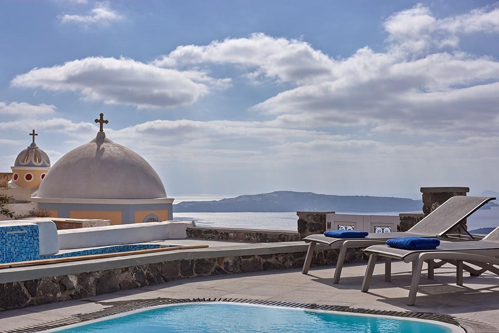 Villa Dakoronia Fira  Luaran gambar